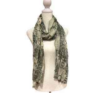 Mona B. NWT Vintage Records Scarf